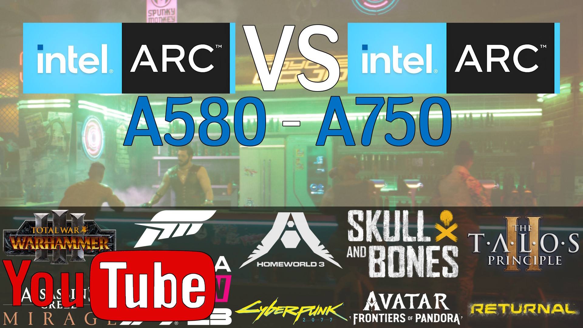 Intel ARC A580 -VS- Intel ARC A750