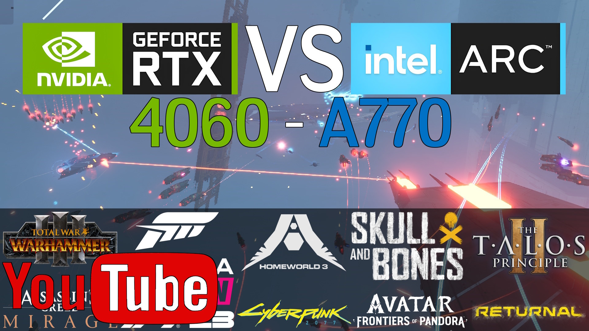 Nvidia GeForce RTX 4060 -VS- Intel Arc A770